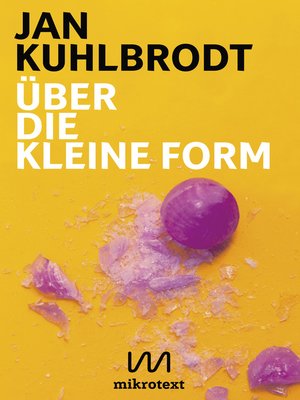 cover image of Über die kleine Form